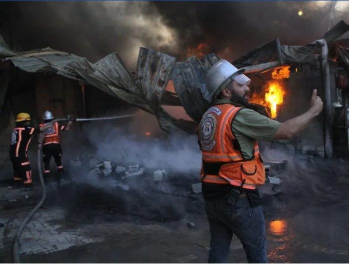 hospital no centro da cidade de Gaza