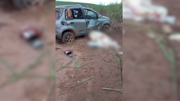 Acidente-de-carro-deixa-uma-mulher-morta-e-quatro-pessoas-feridas-na-Grande-JP-companheiro-foge-do-local